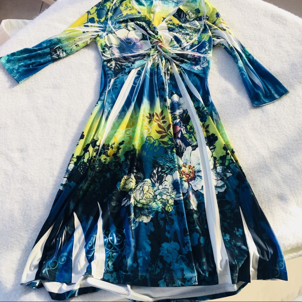 Purple Rain floral dress
